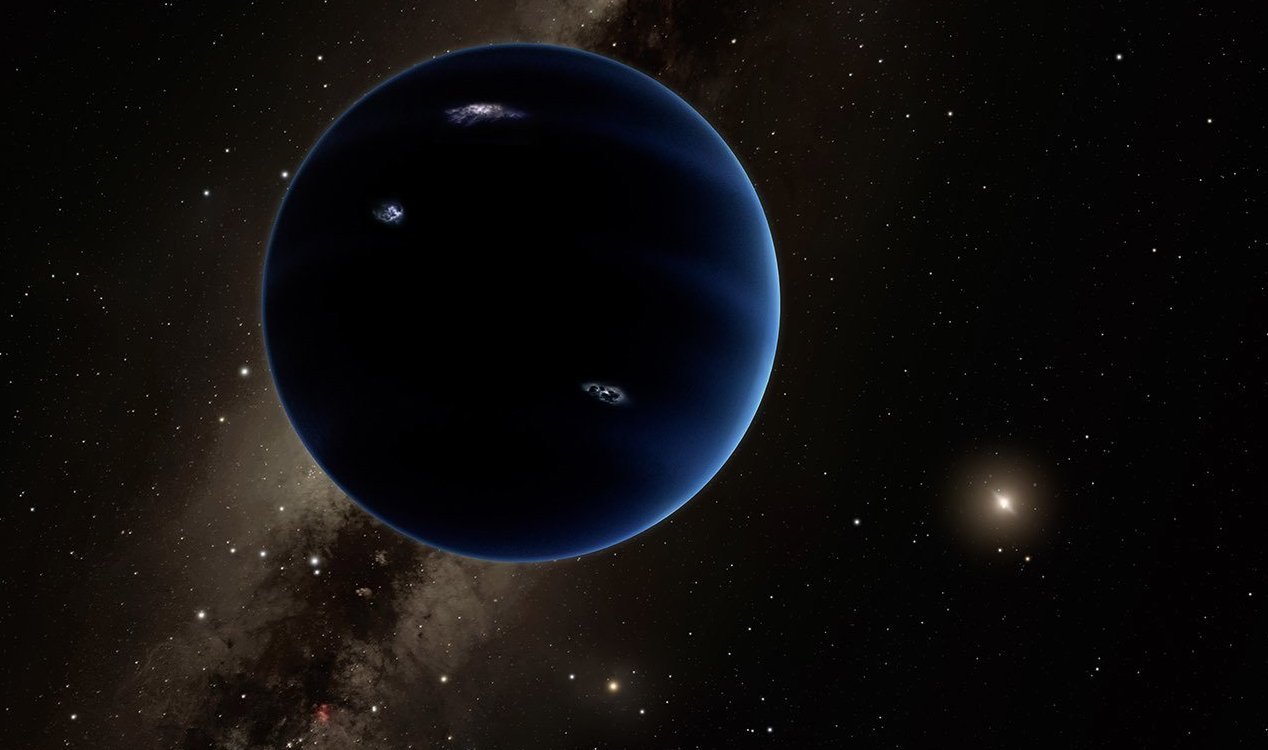 Is there an alien planet hiding at the edge of our solar system ?