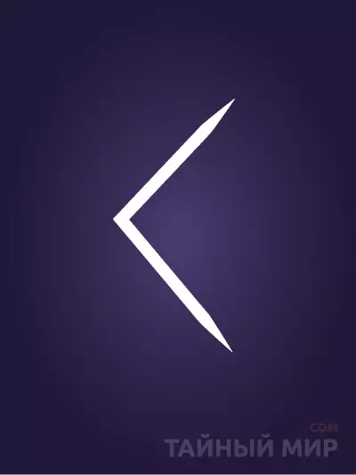 Rune Kenaz (Keno, Kenaz) – value, photo, application